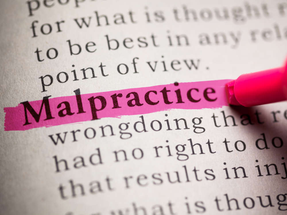 Malpractice definition