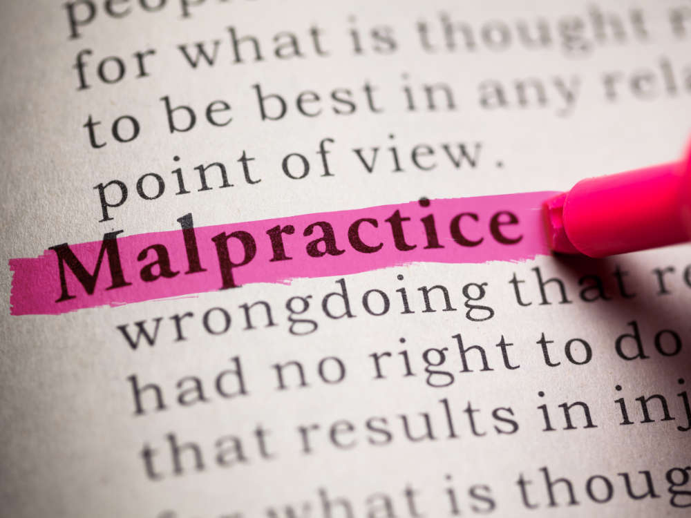 Malpractice Malpractice definition